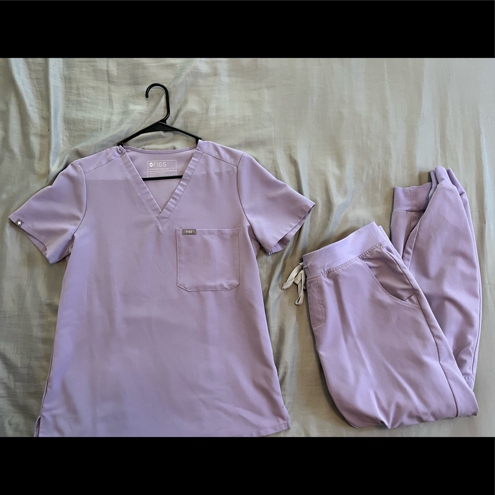 FIGS LAVENDER DEW SET small catarina medium Zamoras